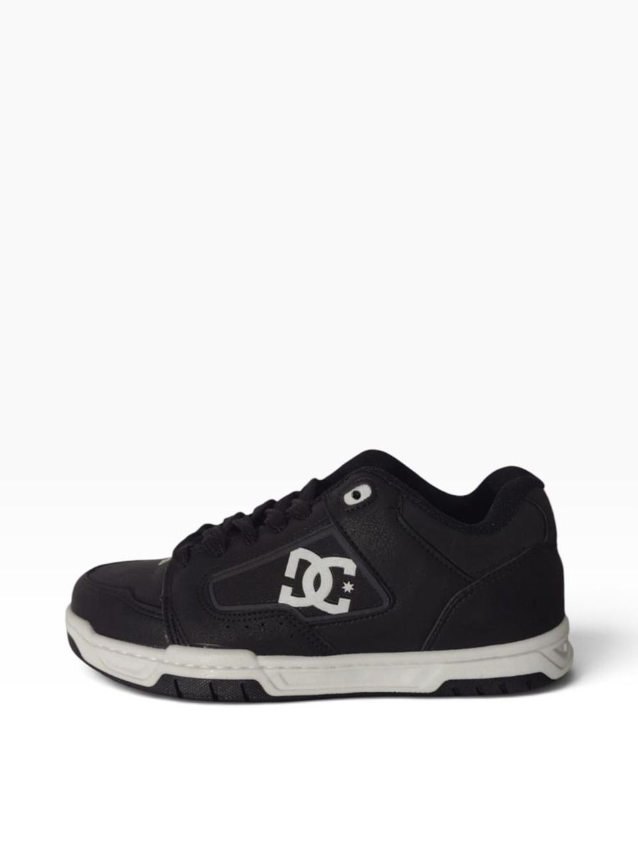 DC Stag Negro Suela Blanca