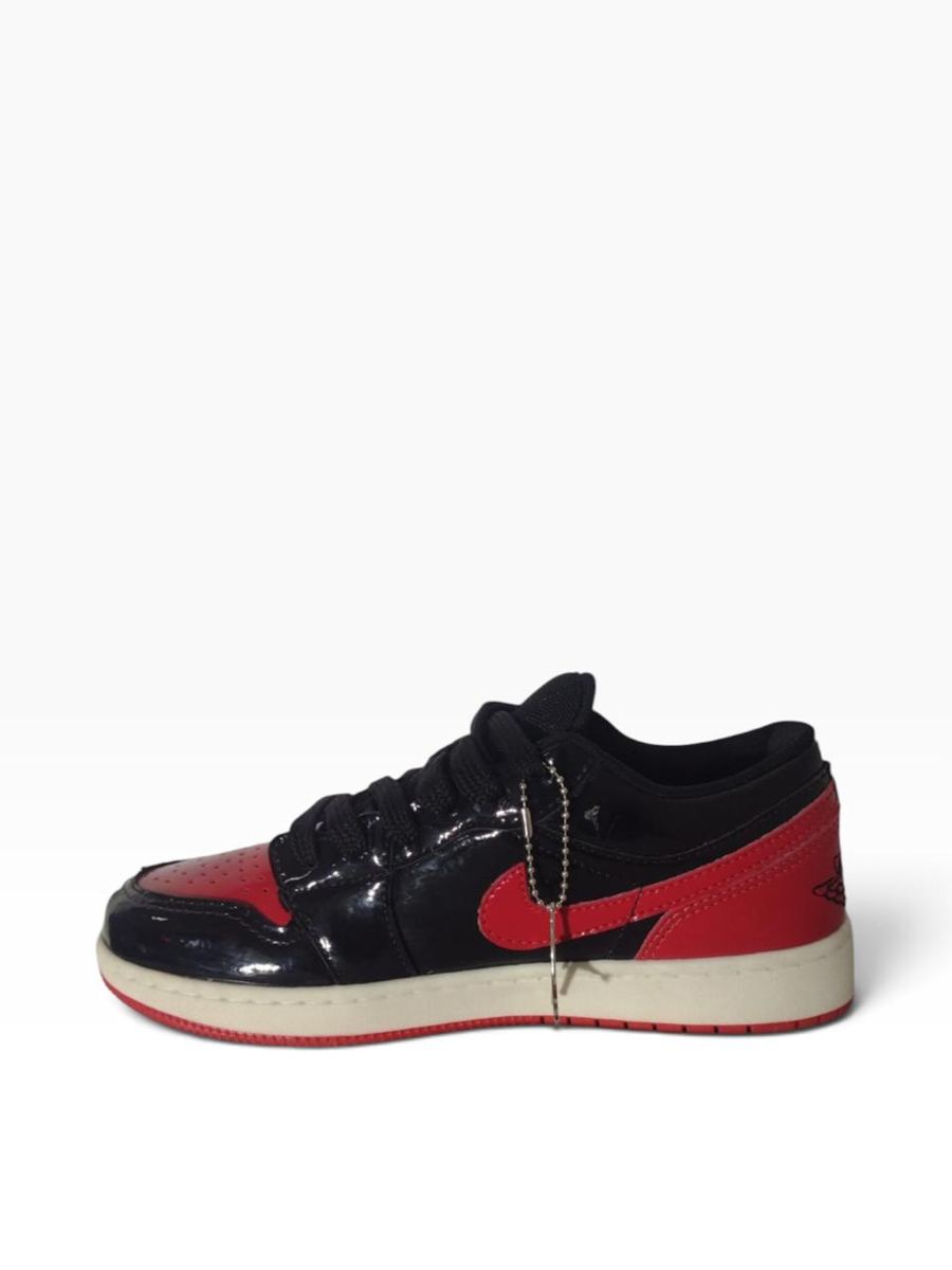 Jordan 1 Low Negro / Rojo