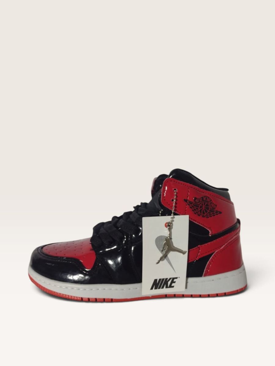 Jordan 1 Mid Negro / Rojo