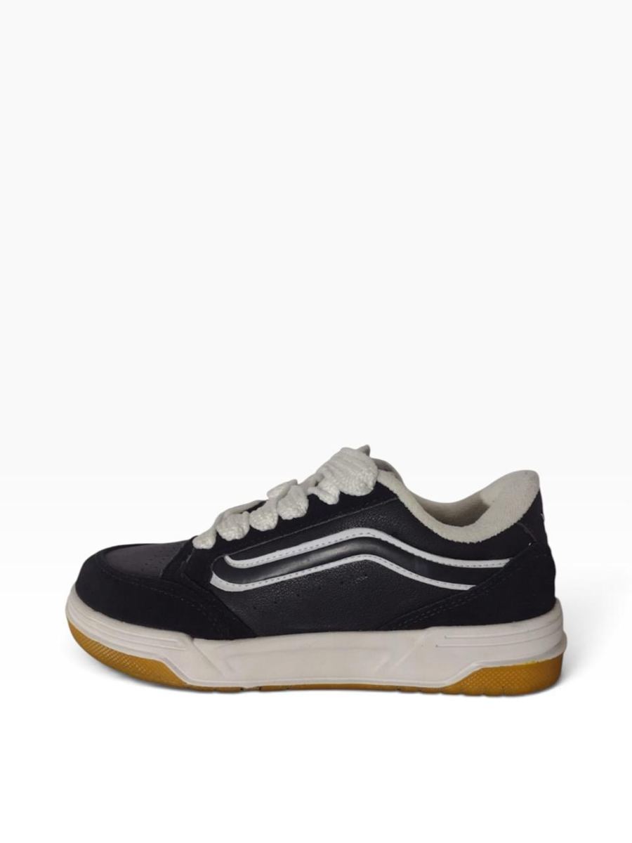 Vans Hyland Negro / Blanco Suela Caramelo